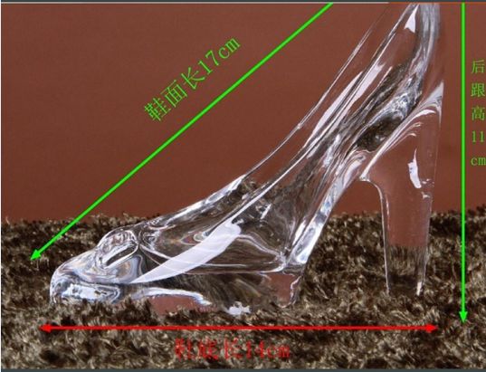 

Cinderella crystal glass shoes Romantic Valentine 's Day to send his girlfriend, birthday, home jewelry, creative Valentine's Day present