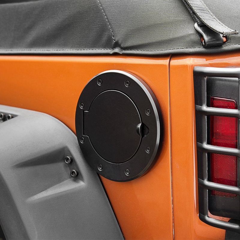 Fuel Filler Cover Gas Tank Cap 2//4 Door For 07-16 Jeep Wrangler JK New USA