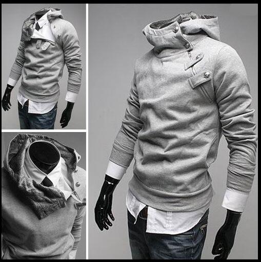 2022 Chrismas Hot Homme manteau Slim Fit Fit Automne Hiver Fourrure de fourrure Capuche à capuche Slant Zipper Métal boucle M, L, XL, XXL Chaud J