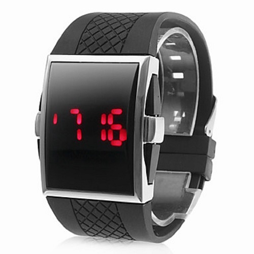 

Men's Watch Sports Speedometer Style LED Digital, Black