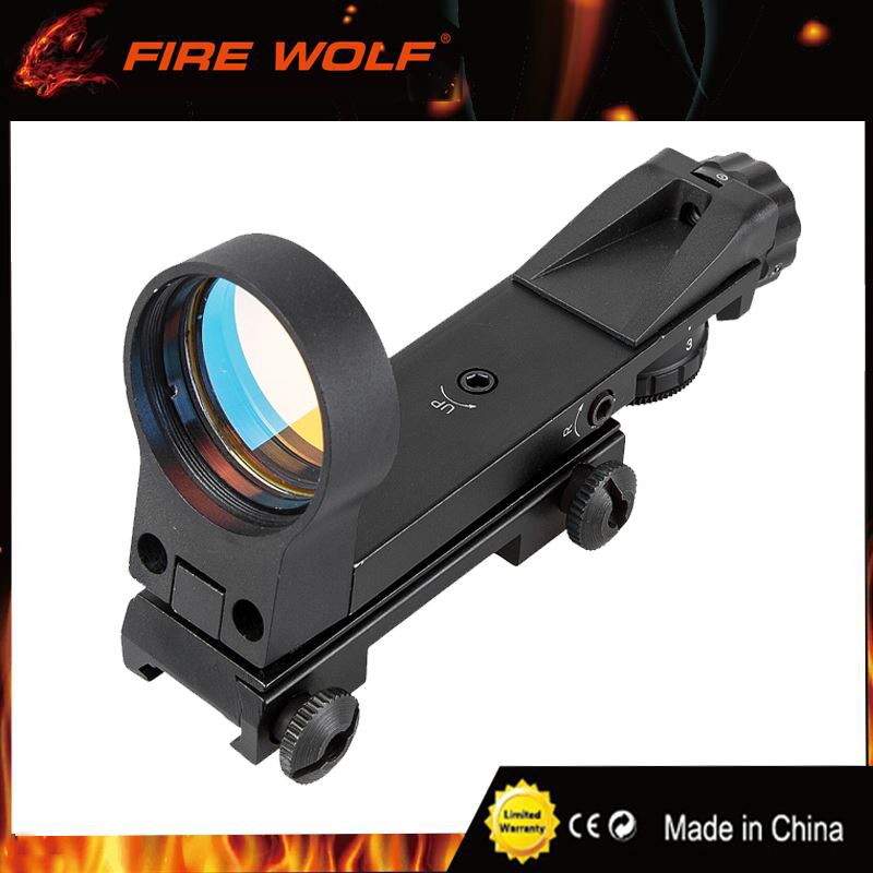 

FIRE WOLF Multi Reticle Red Dot Sight Optical Scope 1X30 Reflex Sight with 4 Various Reticle Gun Scope For Hunting