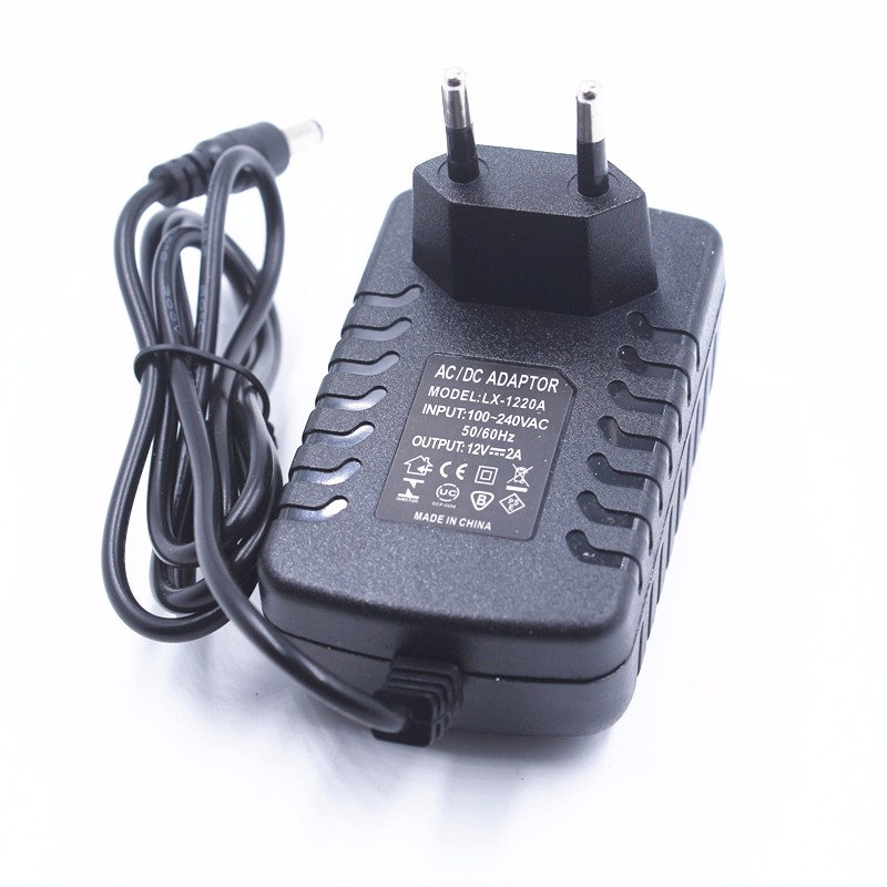 DC 12V 2A 12V2A AC 100V-240V LED power adapter EU plug 5.5*2.5 LED Power Supply Adapter EU plug drive for RGB 2835 LED Strip-image-401687338