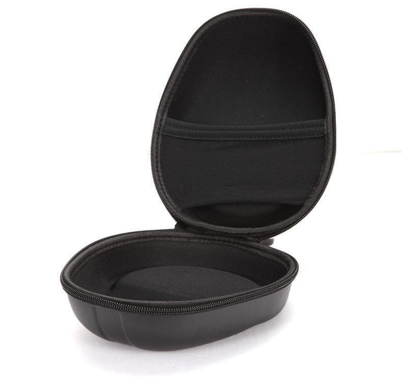Étui rigide de transport noir EVA pour casque d'écoute universel