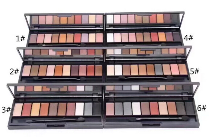 

Free Shipping !2017 New Makeup MATTE 10 EYE SHADOW PALETTE (6pcs/lot)