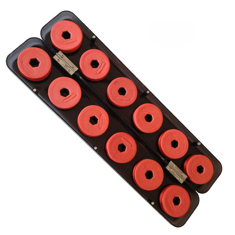 

16rooms fishing rig roll foam coil spool mast line box