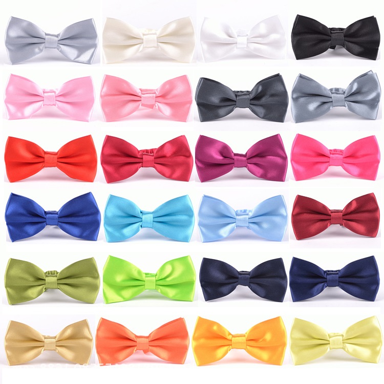 Vente chaude noeud papillon mode cravate noeud papillon hommes cravates couleur soie cou cravates nouvelle arrivée c003-2
