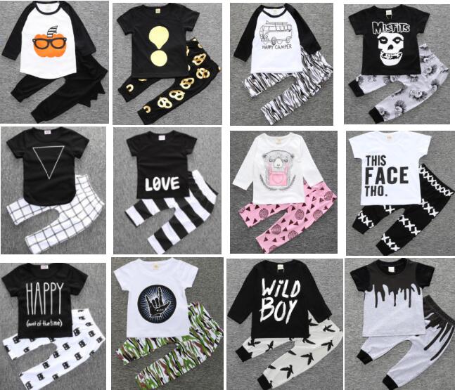 4 ensembles / lot (peut mélanger les styles) INS Vêtements de bébé / fille convient à des vêtements pour enfants