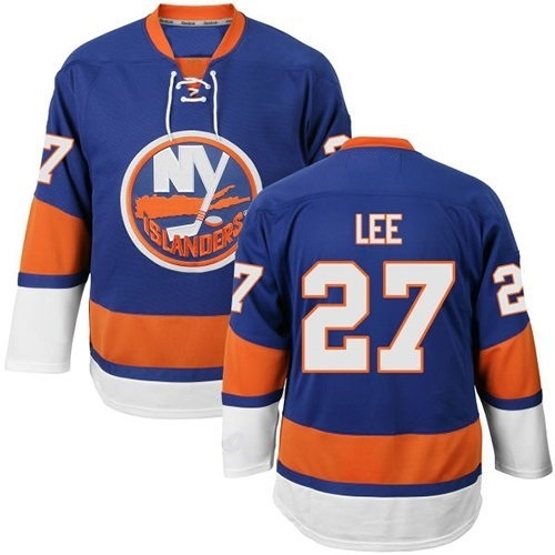 Hommes 27 Anders Lee 2016 New York Islanders Maillot de hockey Vente chaude pas cher Authentic Tous maillots de hockey sur glace Taille S-3XL