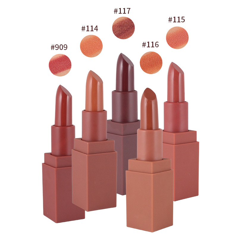 

Lipstick Lips Makeup direct selling new 3698 30g moisturizer full size qic winter edition velvet matte makeup lip gloss chocolate pumpkin, Mixed color