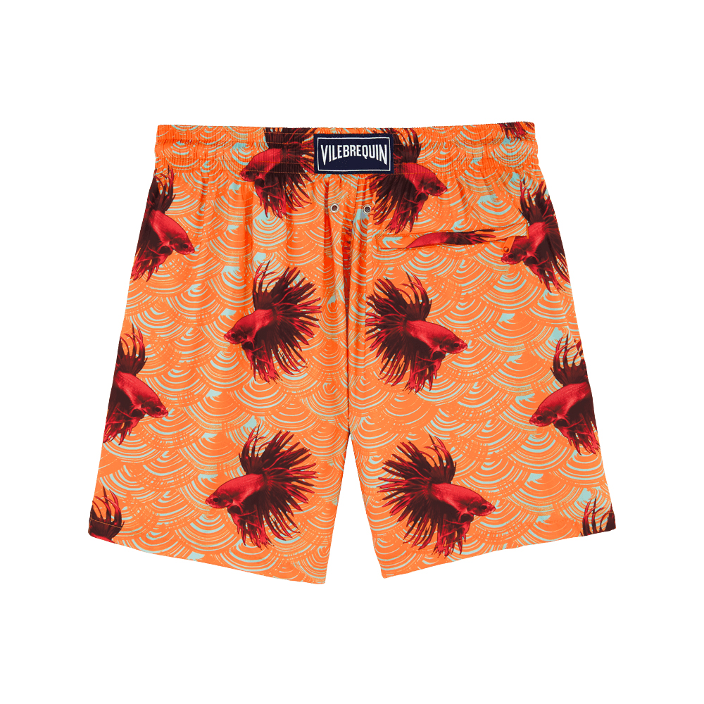 

Vilebre Top Quality New arrive man bermuda masculina Shorts Mens Board Shorts Summer Print Red Prawns Beach wear Quick Dry Silver, As picture
