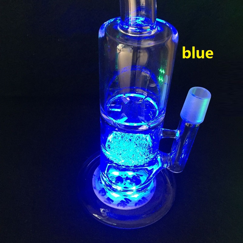 

LED Light For Glass Bong Base LED Light multicolor Automatic Adjustment in stock OVER 50Pcs free DHL