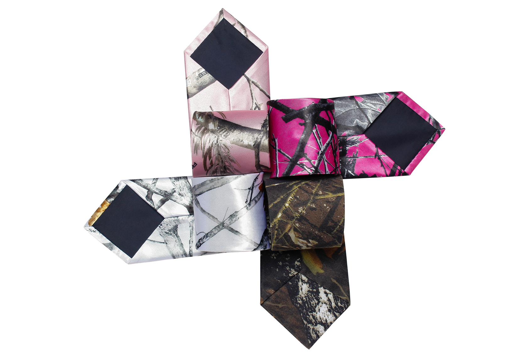 

fashion camo neck groom tie real tree necktie camo neck tie camouflage groom wear accessories multi color  length 140cm, Pink