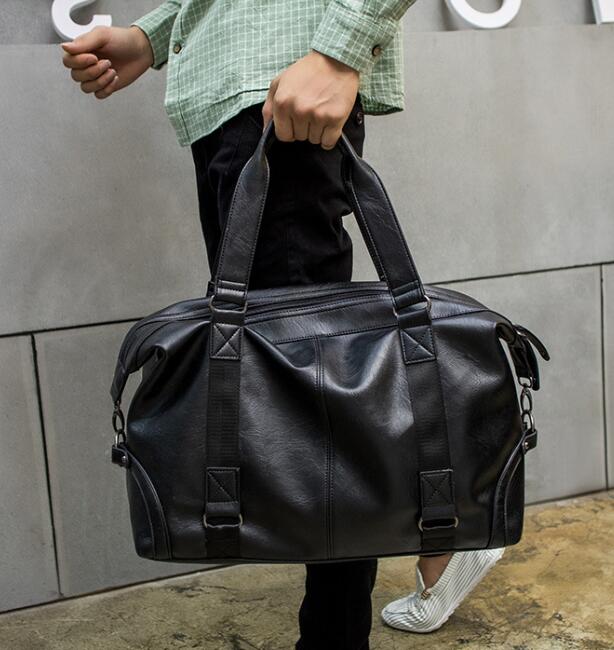

fashion soft leather laptop brand bag contracted large capacity men leisure, oblique ku fei black leather bag England single shoulder bag