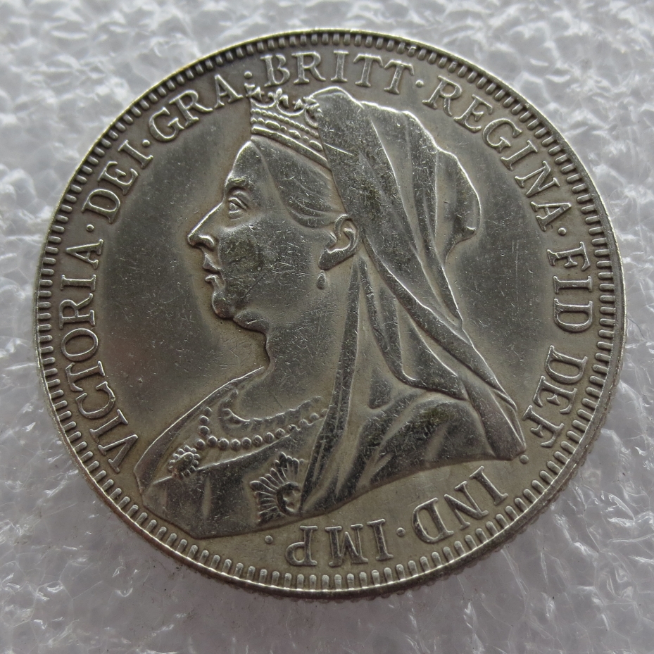 

1899 Queen Victoria Great Britain Silver 1 Florin Copy Coins replica coins home decoration accessories