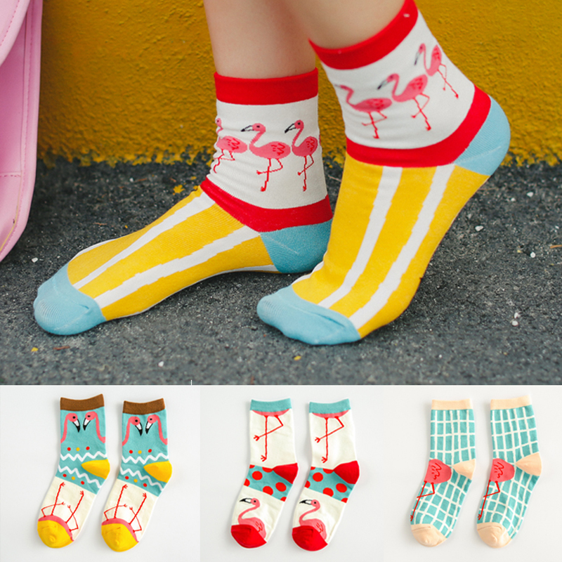 Vente en gros - 2016 Nouvelle Automne Casual Coton Chaussettes Femmes Série Harajuku Kawai Mignon Femmes Chaussettes Livraison Gratuite