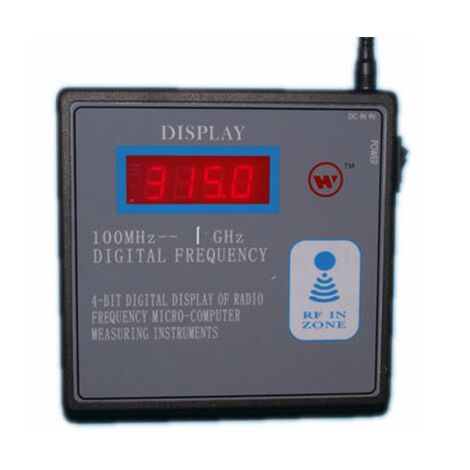 Compteur de fréquence à distance 100MHZ-1GHZ Compteur Sans Fil RF Télécommande Transmetteur Fréquence Testeur Garage Télécommande clé Fréquencemè