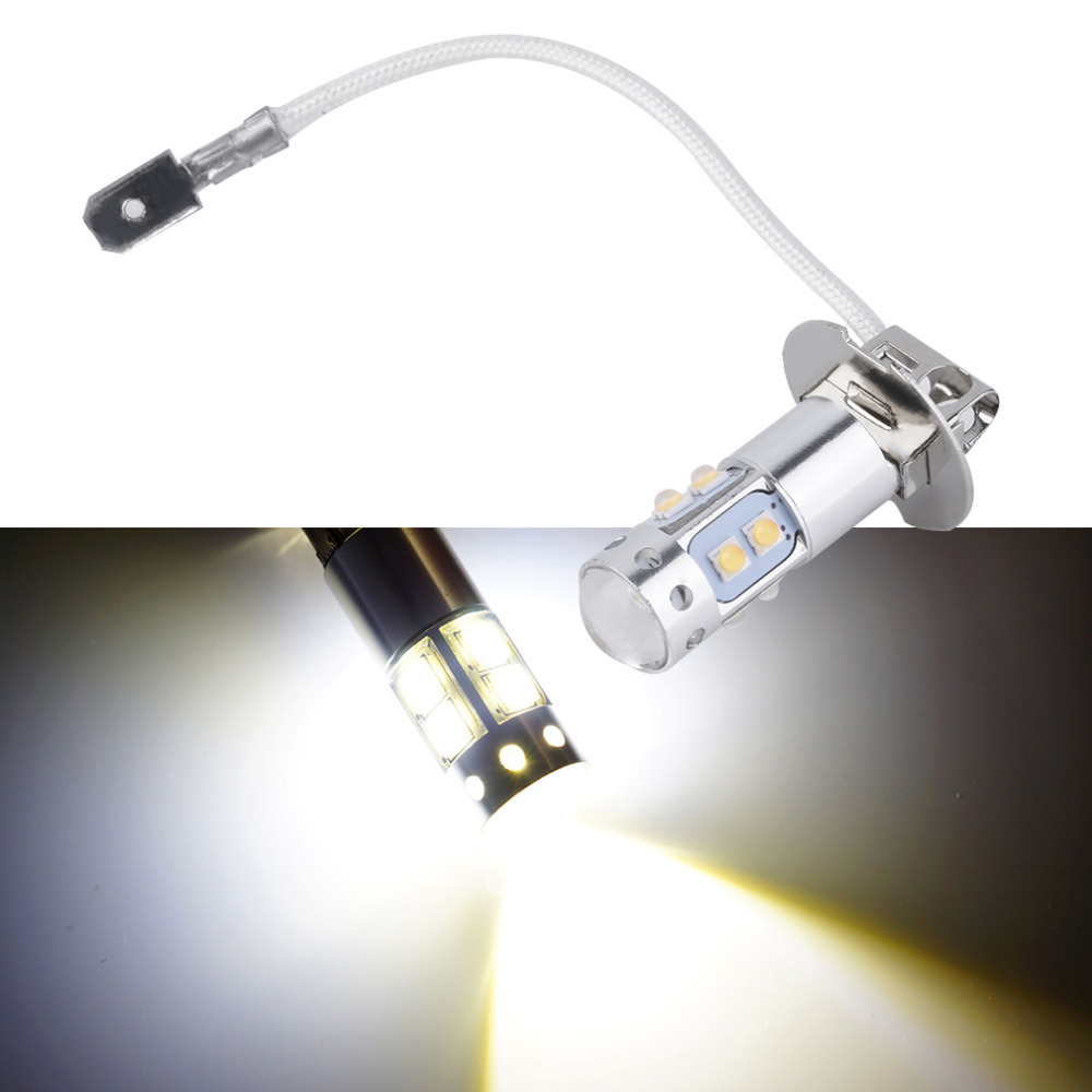 E197 FF49 Xenon White H7 68 SMD LED Head Daytime Light Bulb Lamp for Car Vehicle