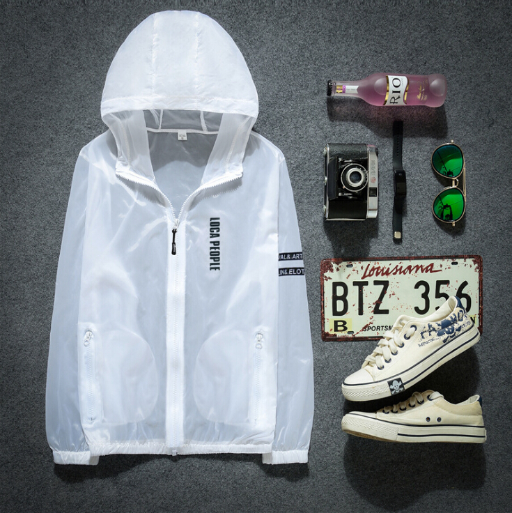 

Men Women Rash Guards Summer Male Female Skin Protected Thin Outerwear Sunlight Filter Spring Autumn Jacket, Blue 1