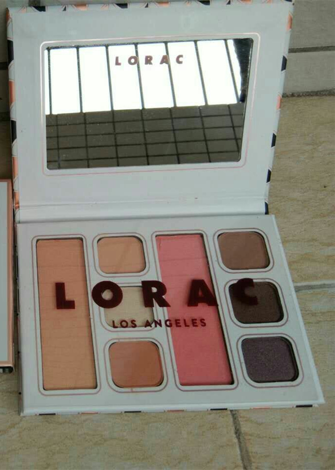 

Free Shipping ePacket New Makeup Eye Lorac Eye & Cheek Palette 2 Blushes & 6 Colors Eye Shadow!