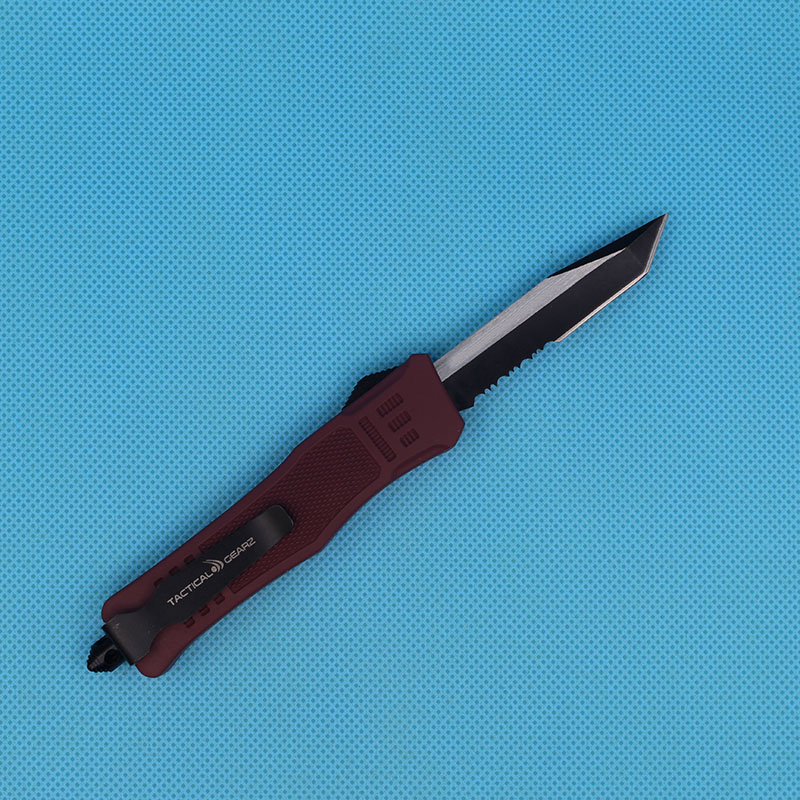 

Carmine 7 Inch 616 Mini Automatic Tactical Knife Zinc-aluminum Alloy Handle 440C Blade 9 Style Available EDC Pocket Knives