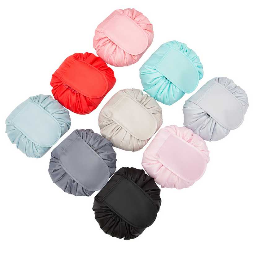 

cosmetic travel pouch drawstring cosmetic bag women travel storage lady's string packing bag for cosmetic/Toiletries
