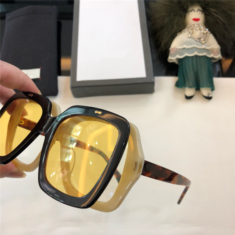 

New arrival 0088 Top Quality designer Square Frame Flip-up Sunglasses Women Sunglasses men sun glasses with original box Sunglass