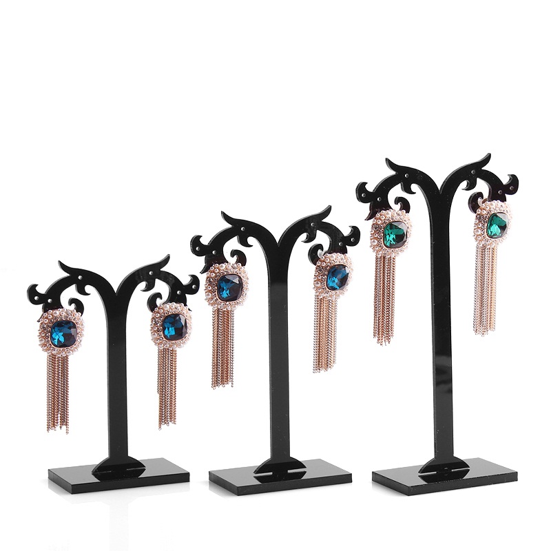 

Black Acylic Earring Tree Shaped Display Stand Holder,Fashion Jewelry Display,sold per packet of 1 set=3PCS