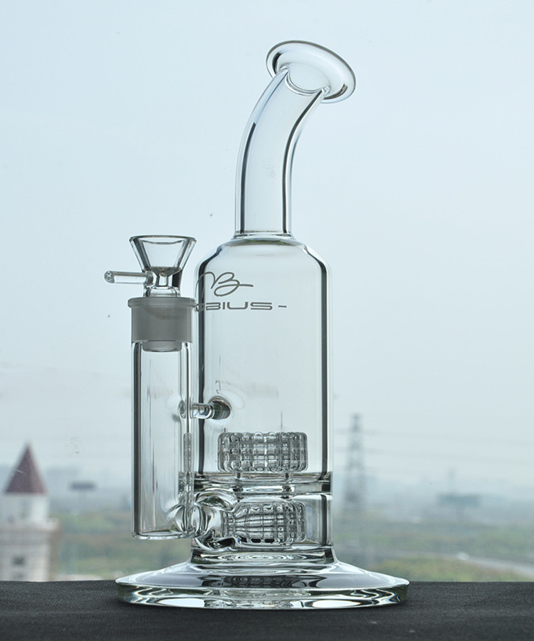 

11.8 Inchs Mobius Matrix Perc Heady Dab Rigs Hookahs Glass Bong Big Smoking Water Pipe Bowl Accessories Water Bongs