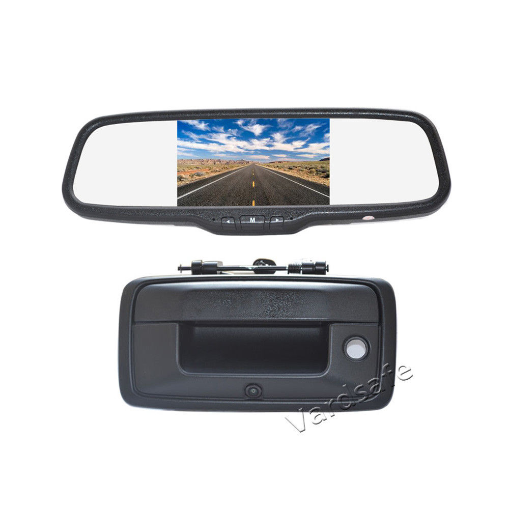Vardsafe OE598 | Car Backup Camera & Rearview Mirror Monitor for Chevy Silverado 2014-2018-image-426998401