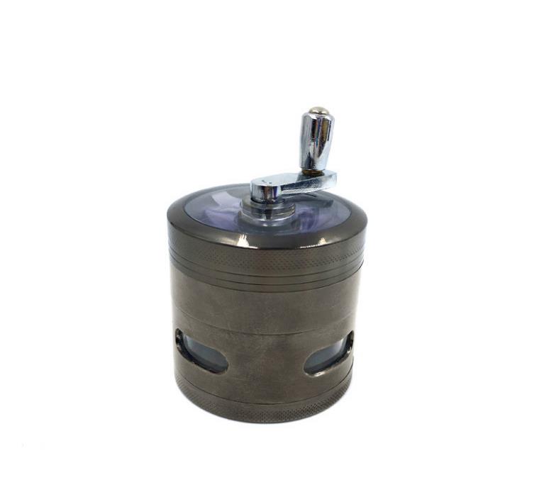 

63mm hand grinder with the diameter of a folding rocker and a smoker