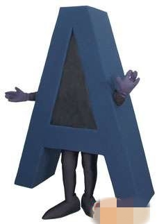 Custom new A mascot costume fancy carnival costume Adult Size-image-427266570