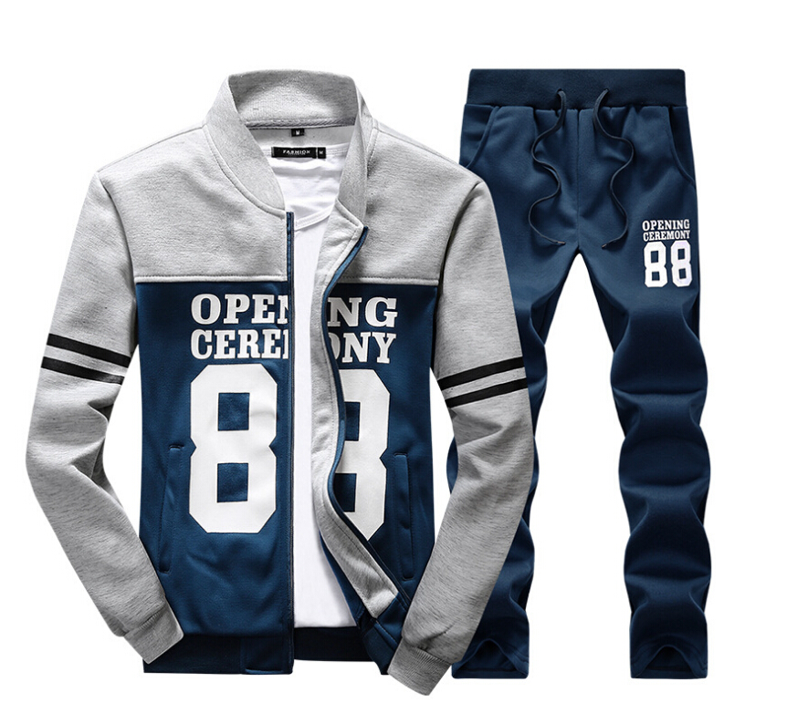 Autumn men's casual sportswear Jogging Clothing 2018 sweater suit new men's clothing youth high school student wear