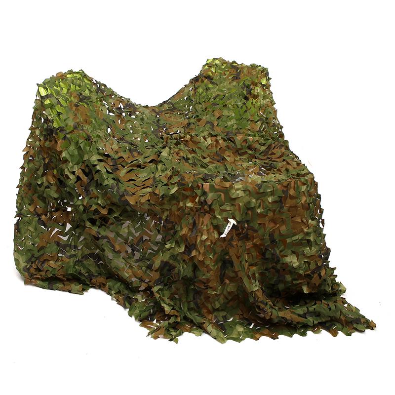

Camouflage Netting Hunting Woodland 2x3m Camping Camo Net Mesh Sun Shelter Car Without Edge Binding CoveringTent