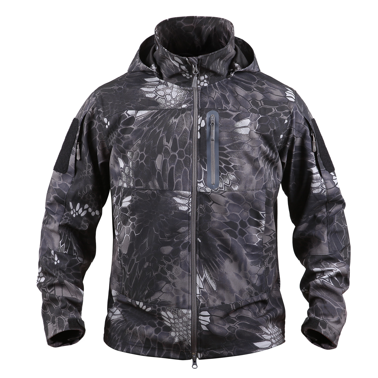 Nanquan Men Winter Fleece Tracksuit Soft Thick Hooded Jogging Sweat Suits Warm Coats