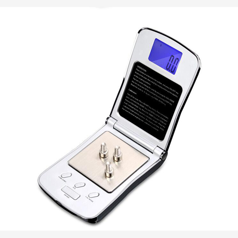 

650g * 0.1g Electronic Jewelry Digital Scale Weight Pocket Scale Mini Precision Balance LCD Display Gold Diamond Precision Weighing Tools