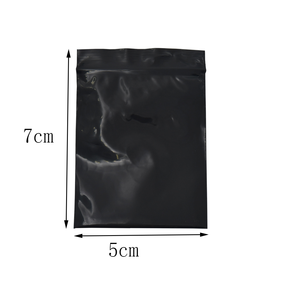 

Mini Black Zip Lock Resealable Zipper Bag 500pcs/lot Self Seal Plastic Package Bag Retail Zipper Grocery Gift Packing Storage Pouch