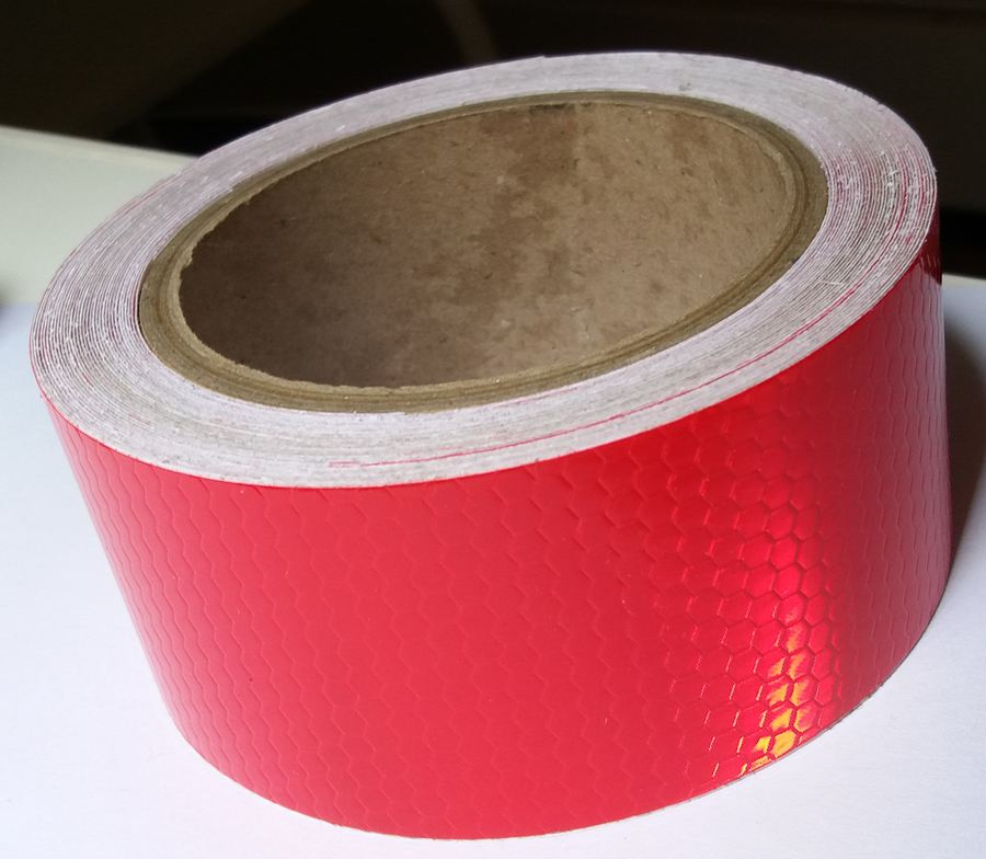 5cm * 10M réfléchissant ruban d'avertissement autocollant de sécurité multi couleurs pour voiture camion bus moto autocollants bande sécurité Lbe