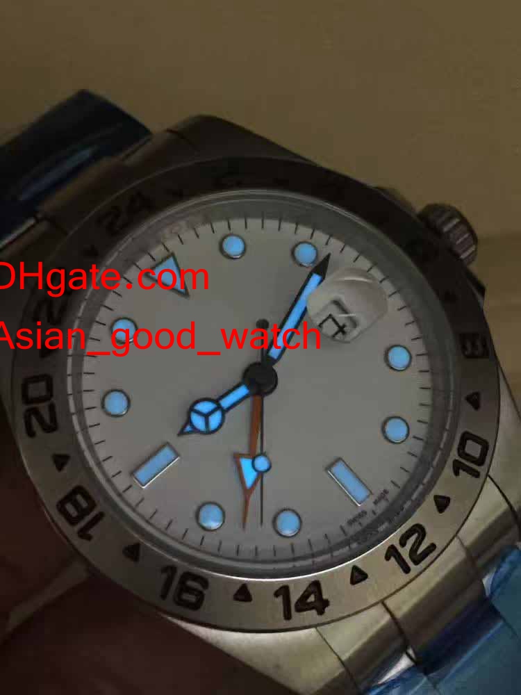 

men asia_quality_watch Watch 42mm Explorer 216570 Asia 2813 Movement Mechanical Stainless Steel bracelet Automatic Mens Watch Watche, Slivery;brown