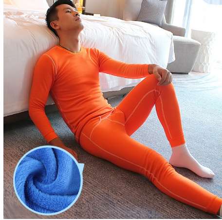 WJ HOT SALE New Thick Thermal Underwear Men's Long Johns Men Autumn Winter Underwear Men Underwear Sets Warm