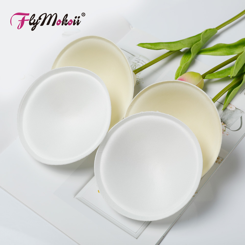 

1 Pair/Lot Women Intimate Accessories Swimsuit Padding Enhancer Sponge Foam Chest Cups Breast Bikini Insert Woman Bra Padded