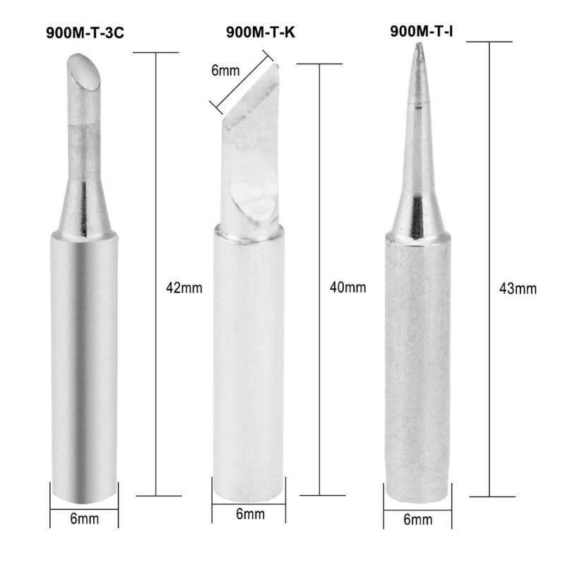 Quick 936 936A 969A 969C 236 706 Replace Soldering Leader-Free Solder Iron Tip