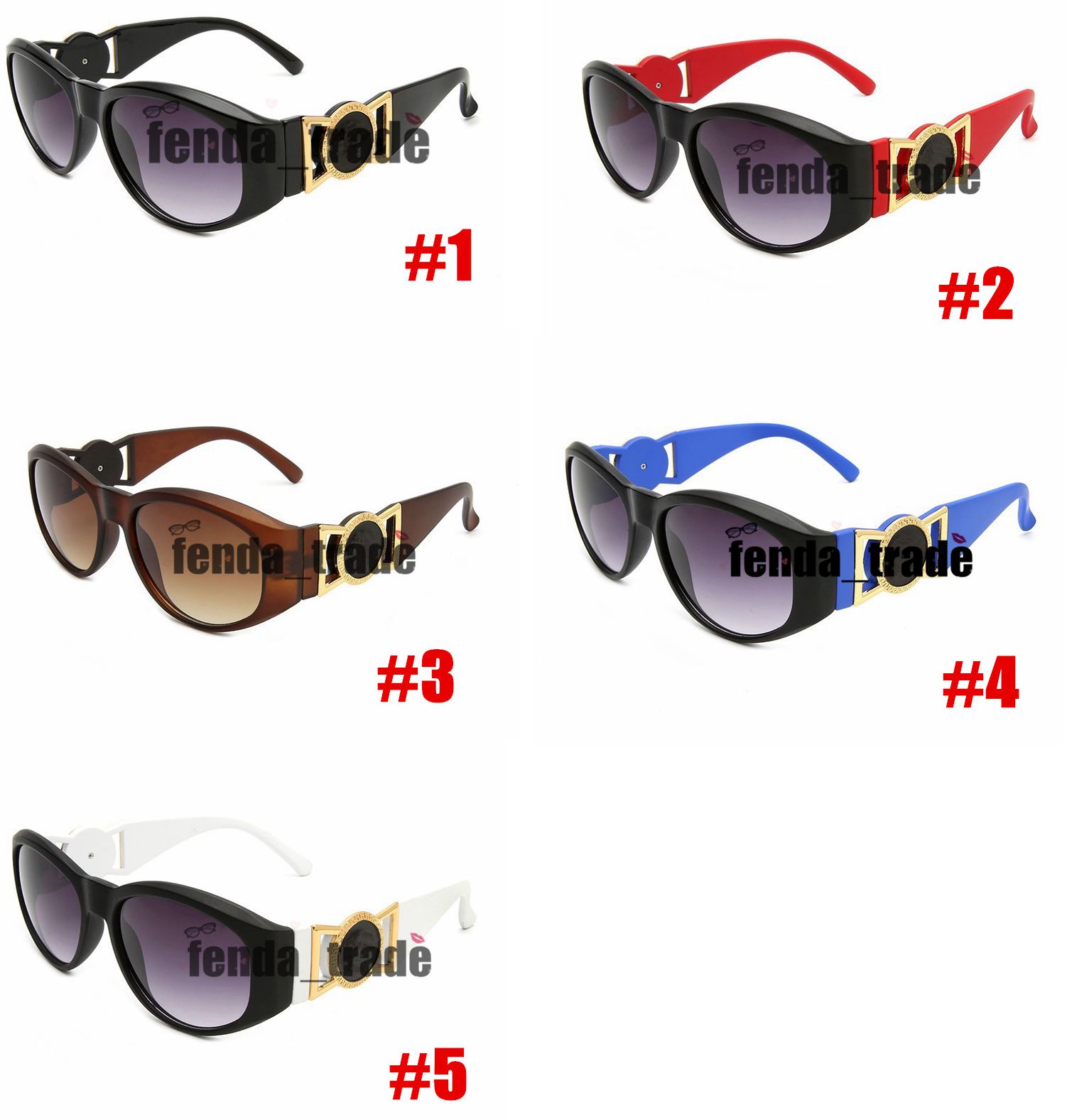 

BRAND LUXURY men NEW Sunglasses PLASTIC EYEWEAR for men and women 9918 5 colors Brand designer sunglasses For MenS Women fashion Sport 10pcs