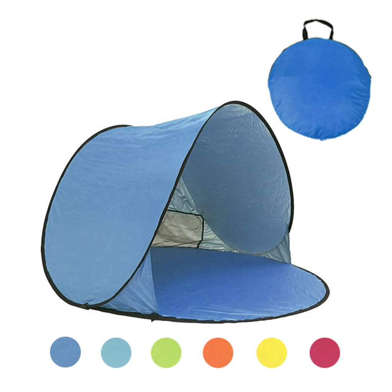 

Beach Tent Ultralight Folding Tent Up Automatic Open Family Tourist Fish Camping Fishing Anti-UV Fully Sun Shade