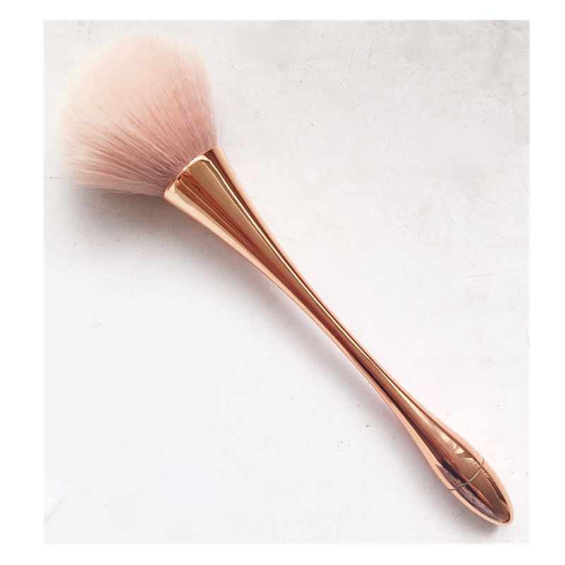 New Foundation Makeup Brush protable cosmetic brush gold makeup brushes small waist make up brush for women tools BR029-image-428501072