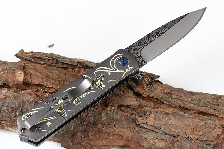 

Top Quality Chongming CM83 Assisted Flipper Folding Knife 440C Drop Point Blade Aluminum Handle Survival tactical Gear