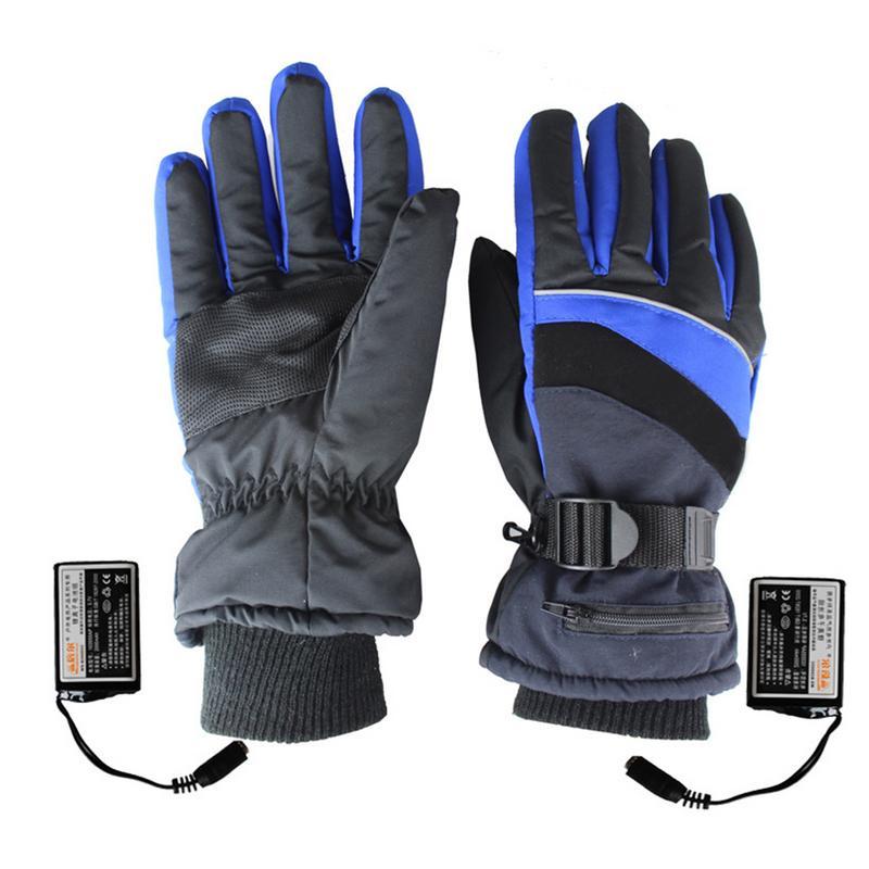1 Pair Winter Heated Gloves USB Hand Warmer Electric Thermal Gloves Rechargeable Battery Motorcycle Bicycle Ski Gloves Unisex C18111501