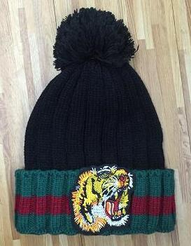 

Fashion 6colors GC Tiger head Beanies men women autumn winter beanies knitted letter embroidery casual caps ladies pom-pom hats