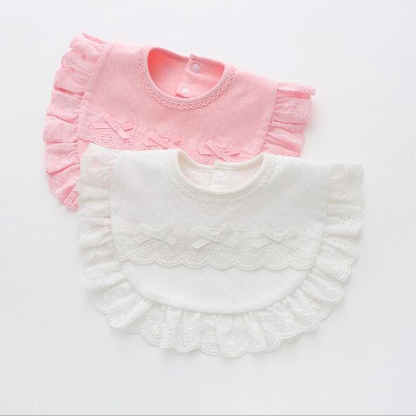 plain white cotton bibs