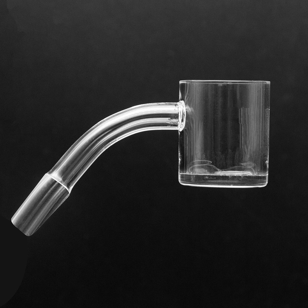 

Hot flat top banger 14mm quartz banger 4mm bottom 30mm OD 10mm 14mm 18mm Male Female domeless nails for dab rig