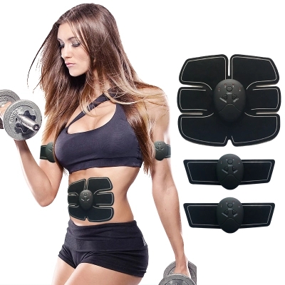 Wireless Muscle Stimulator EMS Stimulation Body Slimming Beauty Machine Abdominal Muscle Exerciser Training Device Body Massager-image-413257381